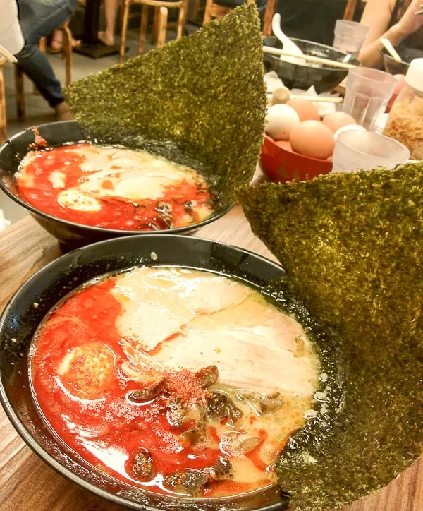 Trevallog favourite food in Singapore - Tonkotsu Ramen