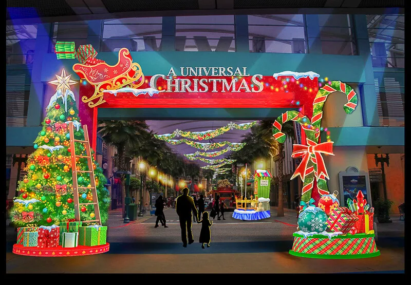 Christmas in Singapore - Universal Studios Singapore