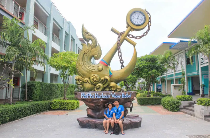 Phi Phi Harbour View Hotel sign
