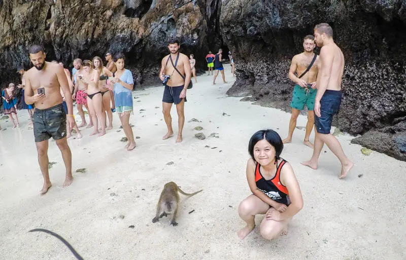 Monkey Beach - Phi Phi Le - phi phi island snorkelling tour