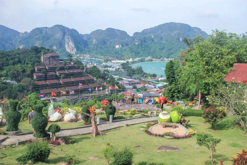 At Phi Phi Viewpoint 1 - 24 Hours Itinerary in Phi Phi Islands