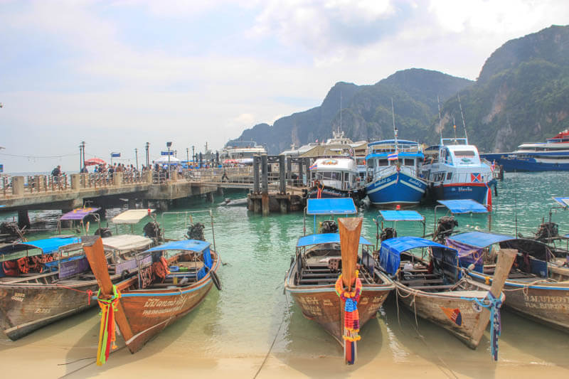 Tonsai Pier at Koh Phi Phi - 24 Hours Itinerary in Phi Phi Islands