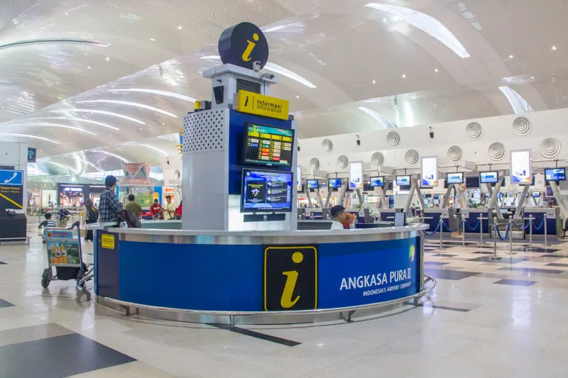Kualanamu Medan Airport Facilities - Information Counter