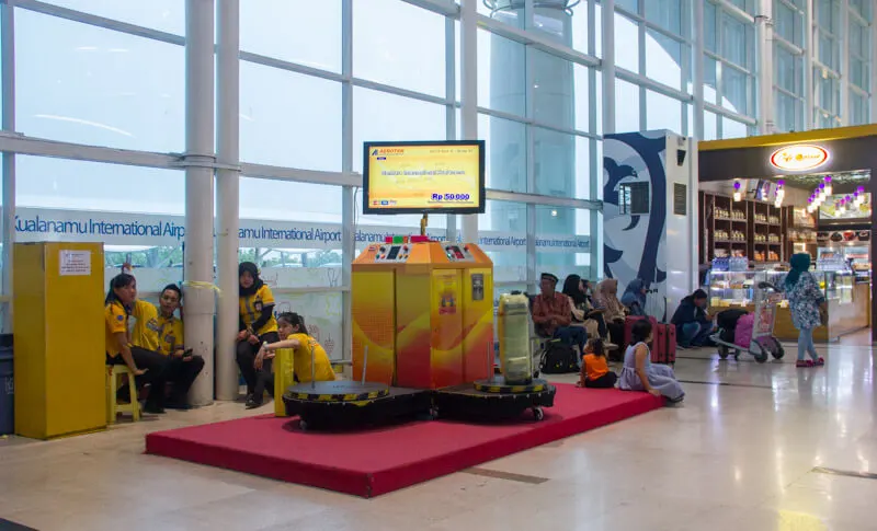 Kualanamu Medan Airport Facilities - Wrapping service