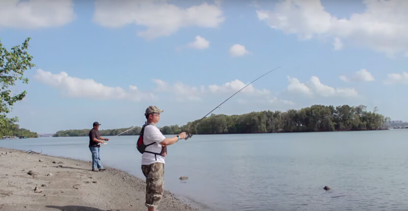 Fishing at Pulau Ubin