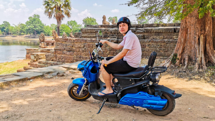 Exploring Angkor Wat Temples on an E-Bike