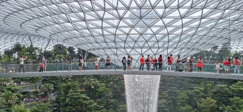 Singapore's Changi Airport Is Getting a Canopy Bridge and Two