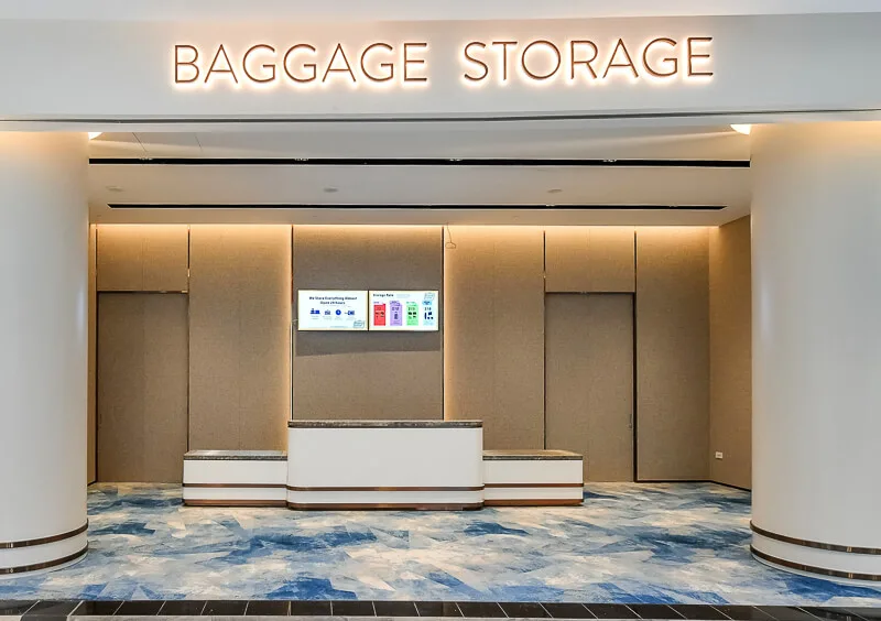 Jewel Baggage Storage - Changi Airport