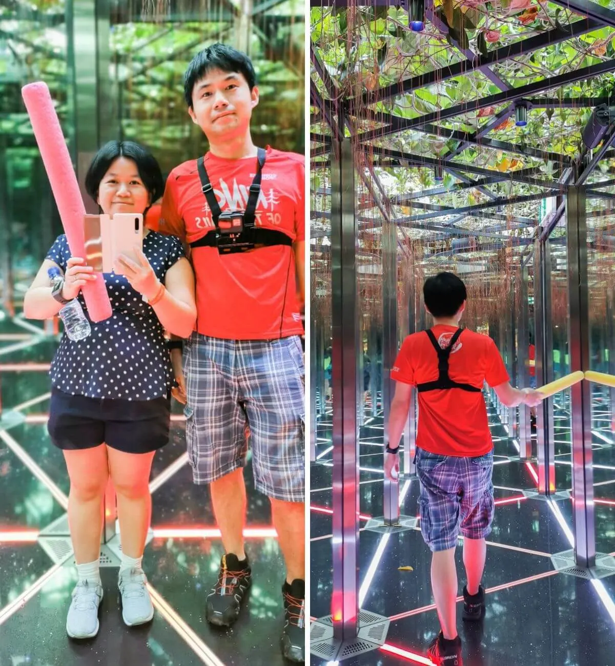 Mirrow Maze - Jewel Canopy Park at Changi Airport Singapore
