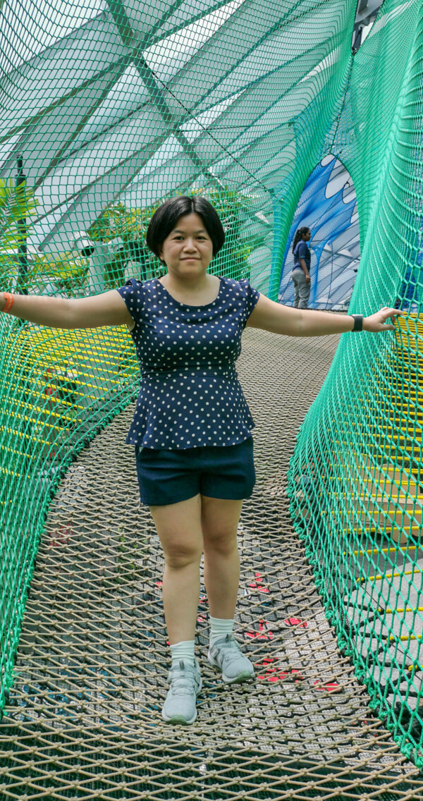 Sky Nets Bouncing - Jewel Canopy Park at Changi Airport Singapore