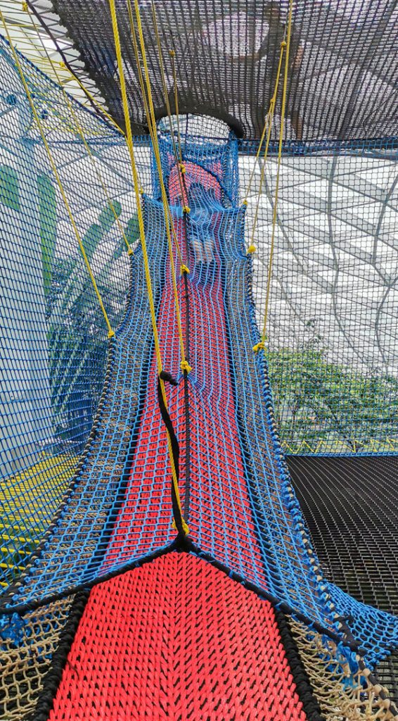 Sky Nets Bouncing - Jewel Canopy Park at Changi Airport Singapore