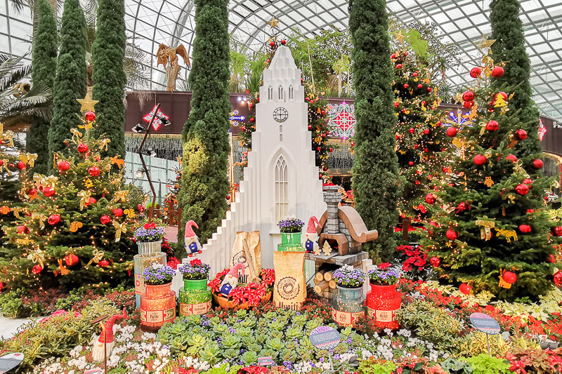 Christmas in Singapore - Flower Dome Gardens by the Bay