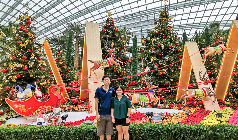 Christmas in Singapore - Flower Dome Gardens by the Bay