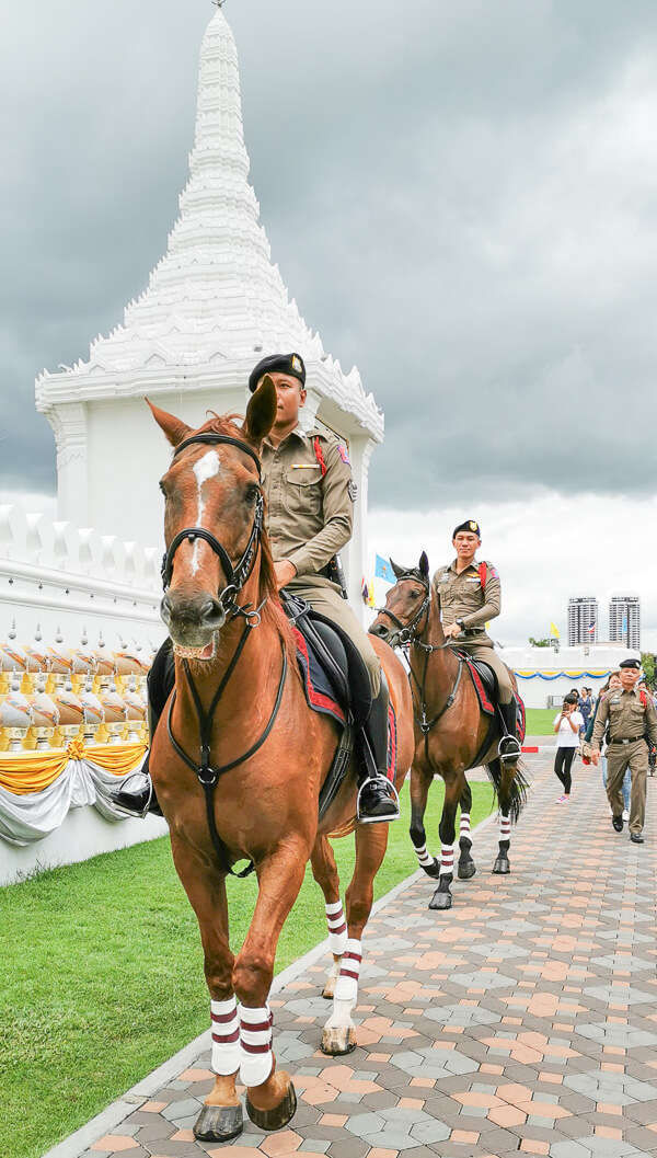 Bangkok Grand Palace patrol