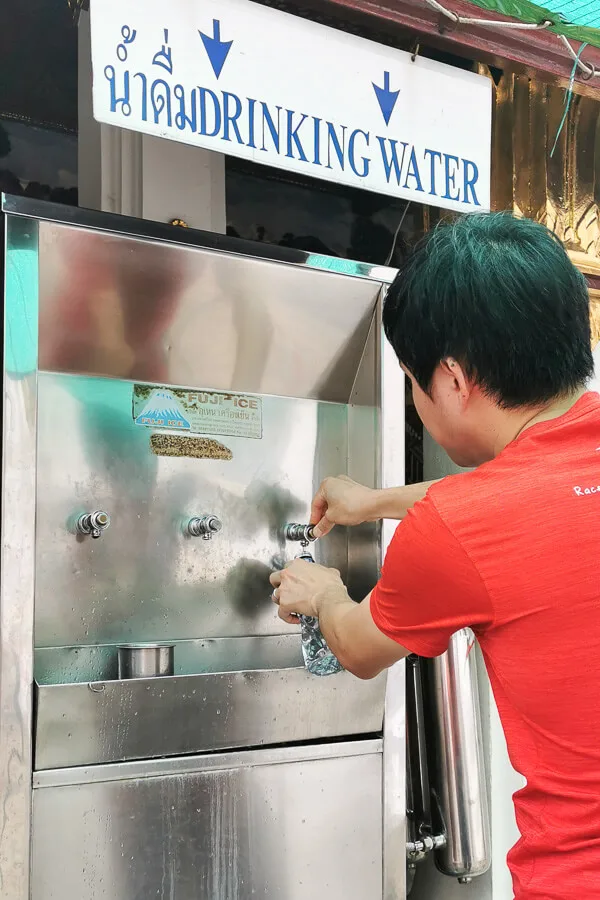 Bangkok Grand Palace water dispenser
