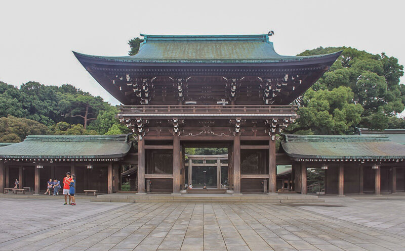 At Meiji Shrine, Tokyo, Japan