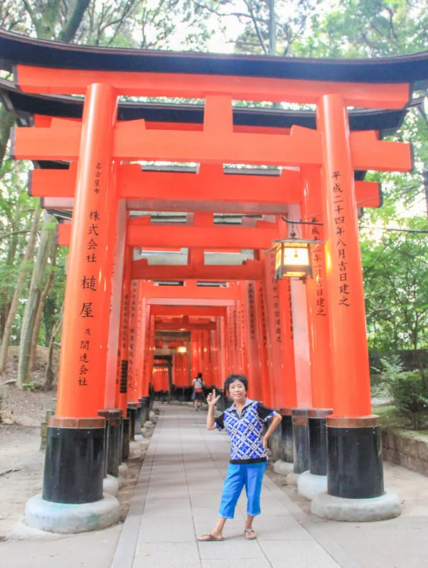 torii gate in Fushimi Inari Shrine