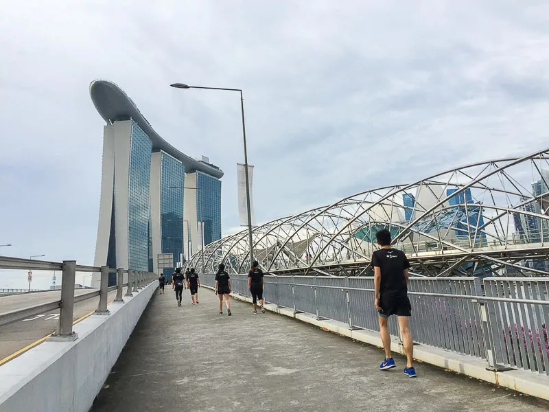 Running at Marina Bay, Singapore