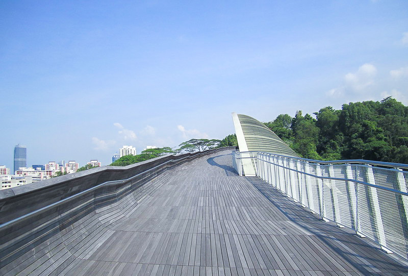 Running at Henderson Wave - Southern Ridges Singapore