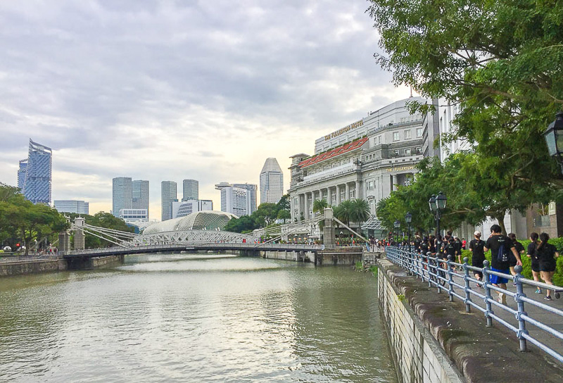 Running at Singapore River