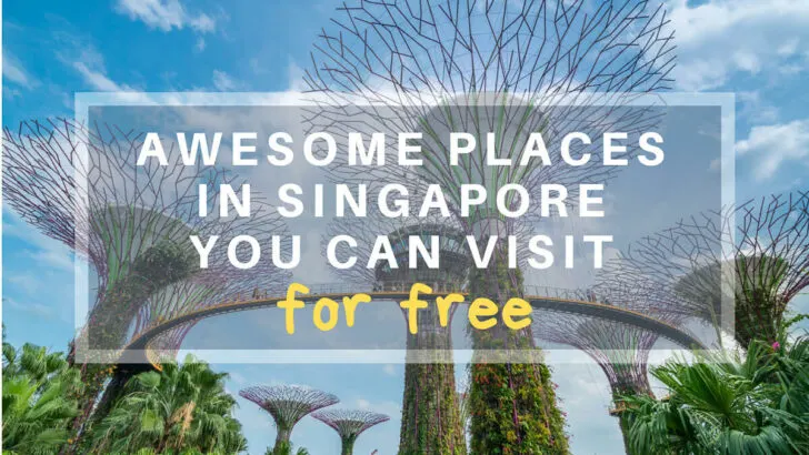 Awesome places in Singapore you can visit for free