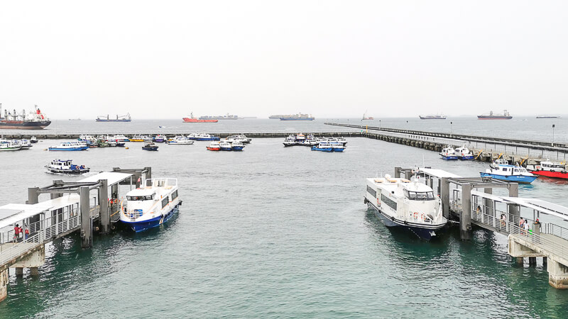 Ferry from Marina South Pier