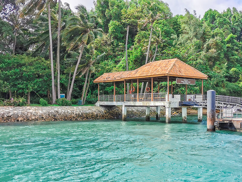 Sisters' Island Singapore - Pulau subar Laut pier