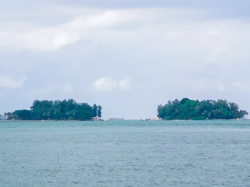 Sisters Island Singapore - seen from ferry