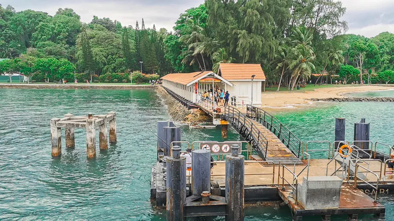 St John Island Singapore - pier