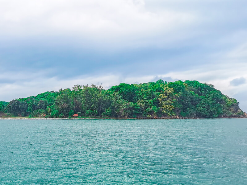 St John Island Singapore - seen from ferry