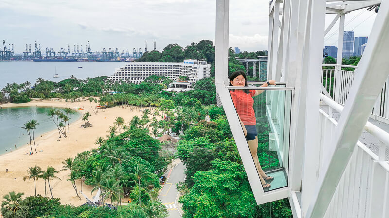 AJ Hackett Skybridge Sentosa Singapore - Glass Cube