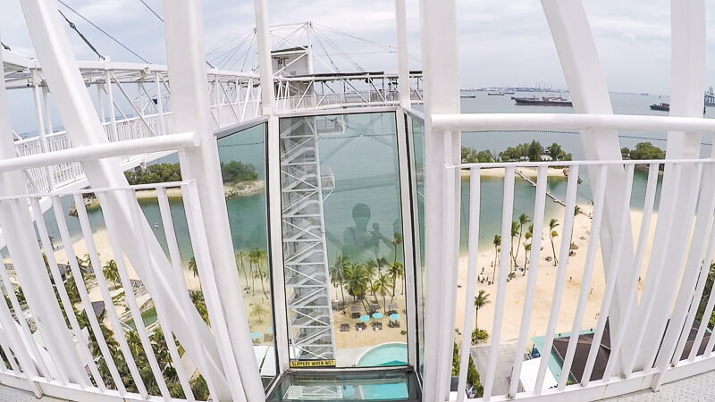 AJ Hackett Skybridge Sentosa Singapore - Glass Cube