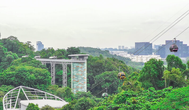 AJ Hackett Skybridge Sentosa Singapore - Siloso Beach