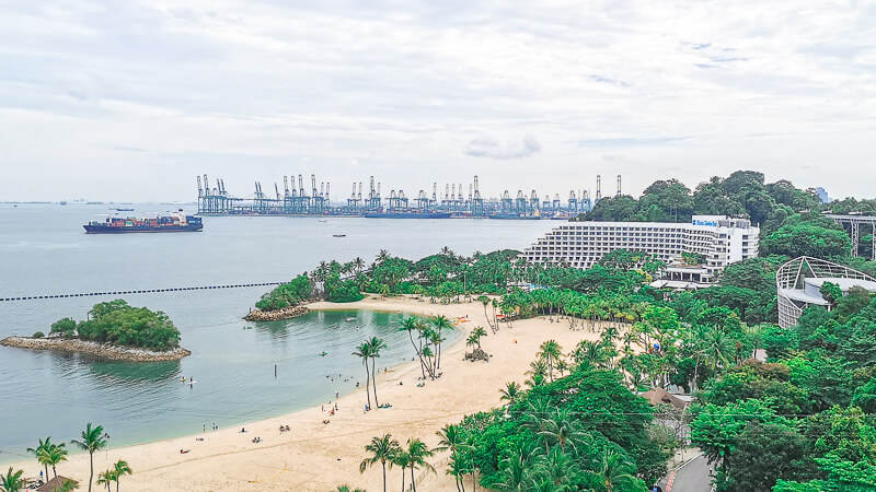 AJ Hackett Skybridge Sentosa Singapore -Shang ri la Rasa Sentosa