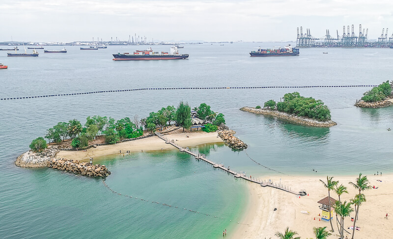 AJ Hackett Skybridge Sentosa Singapore - Siloso Beach