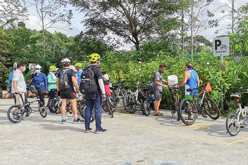 Sembawang Hot Sping Park - Bicycle Parking