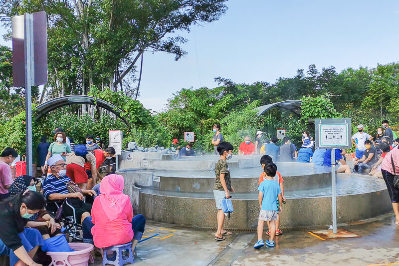 Sembawang Hot Sping Park - Cascading Pool