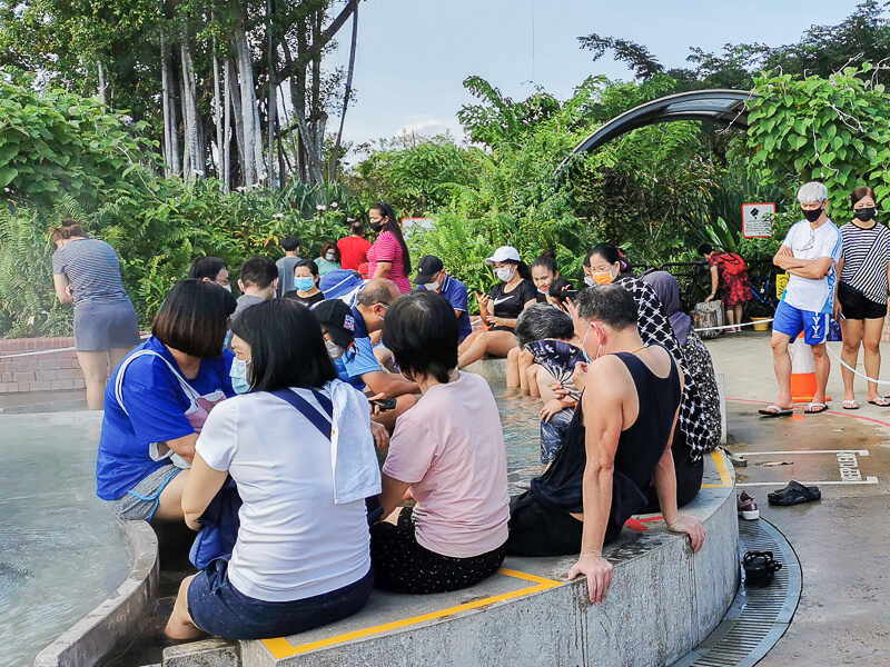 Sembawang Hot Sping Park - Foot Bath