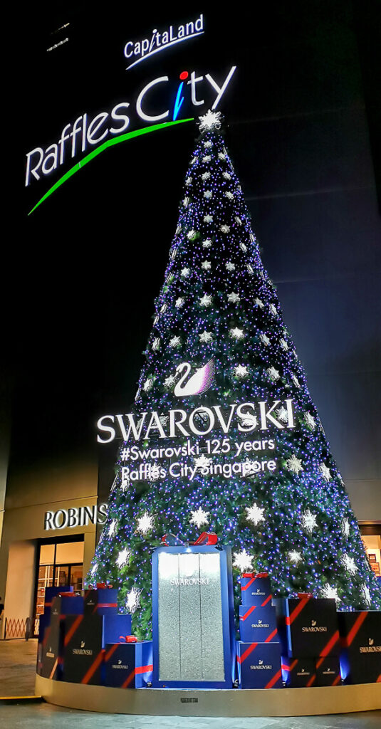 Christmas in Singapore 2020 - Raffles City Shopping Center