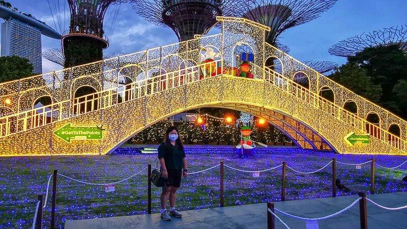 How to Spend Christmas in Singapore 2021 - Gardens by the Bay Christmas Wonderland