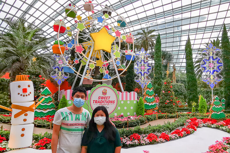 How to Spend Christmas in Singapore 2021 - Gardens by the Bay Flower Dome