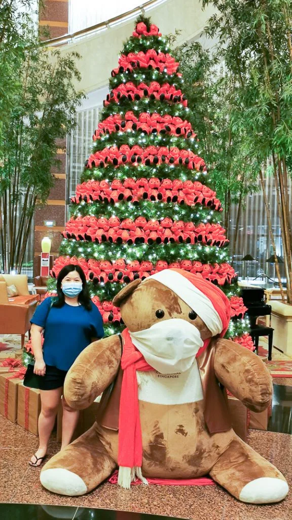 Conrad Centennial Singapore - Christmas Tree and Conrad Bear