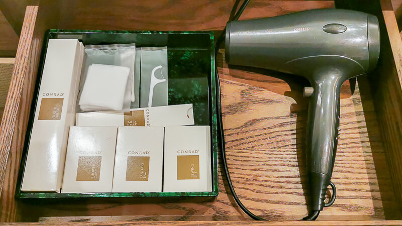 Conrad Centennial Singapore Review - Room Bathroom Amenities