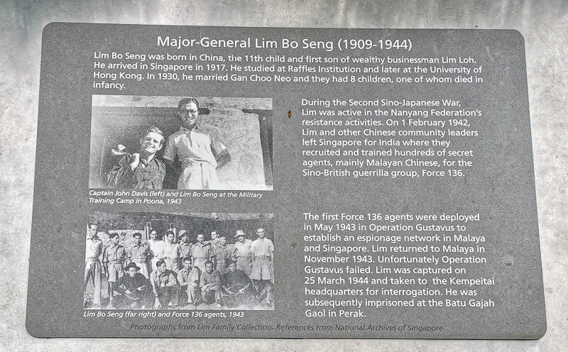 Things to do in MacRitchie Reservoir - Lim Bo Seng History