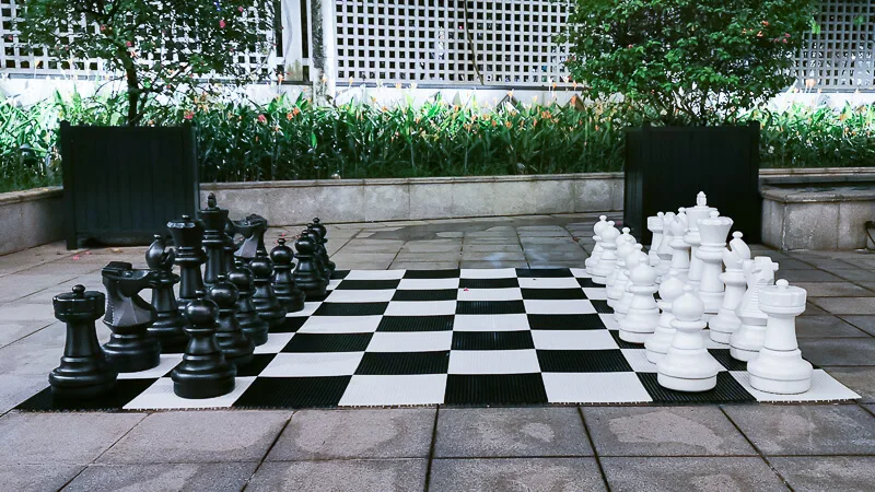 Fullerton Hotel Singapore Staycation Review - Exploring Giant Chess