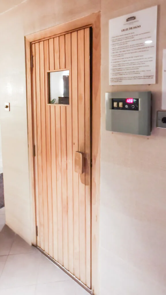 Fullerton Hotel Singapore Staycation Review - Sauna