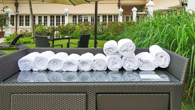 Goodwood Park Hotel Singapore Staycation Review - Main Swimming Pool Towels