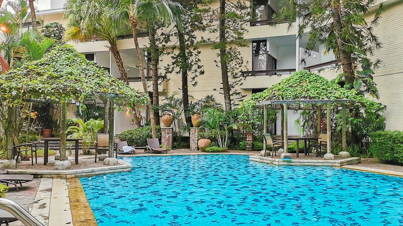 Goodwood Park Hotel Singapore Staycation Review - Mayfair Swimming Pool - Balinese pool