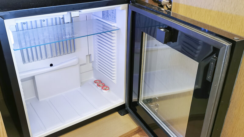 Goodwood Park Hotel Singapore Staycation Review - Minibar fridge