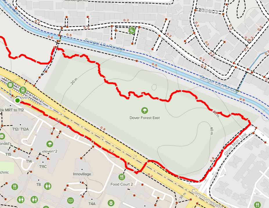 Possible Route 2 - Dover Forest East